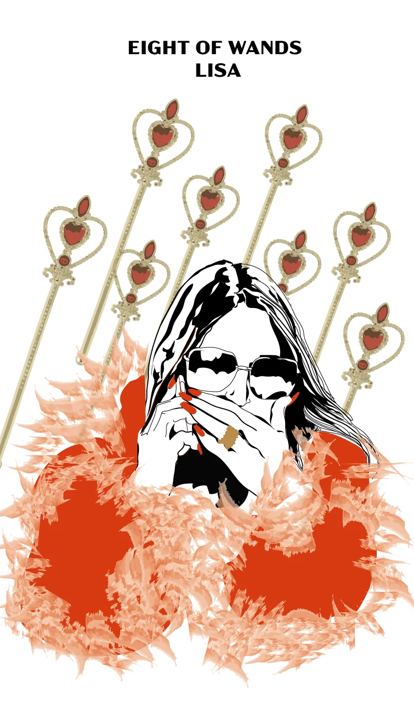 Eight of Wands - Lisa
