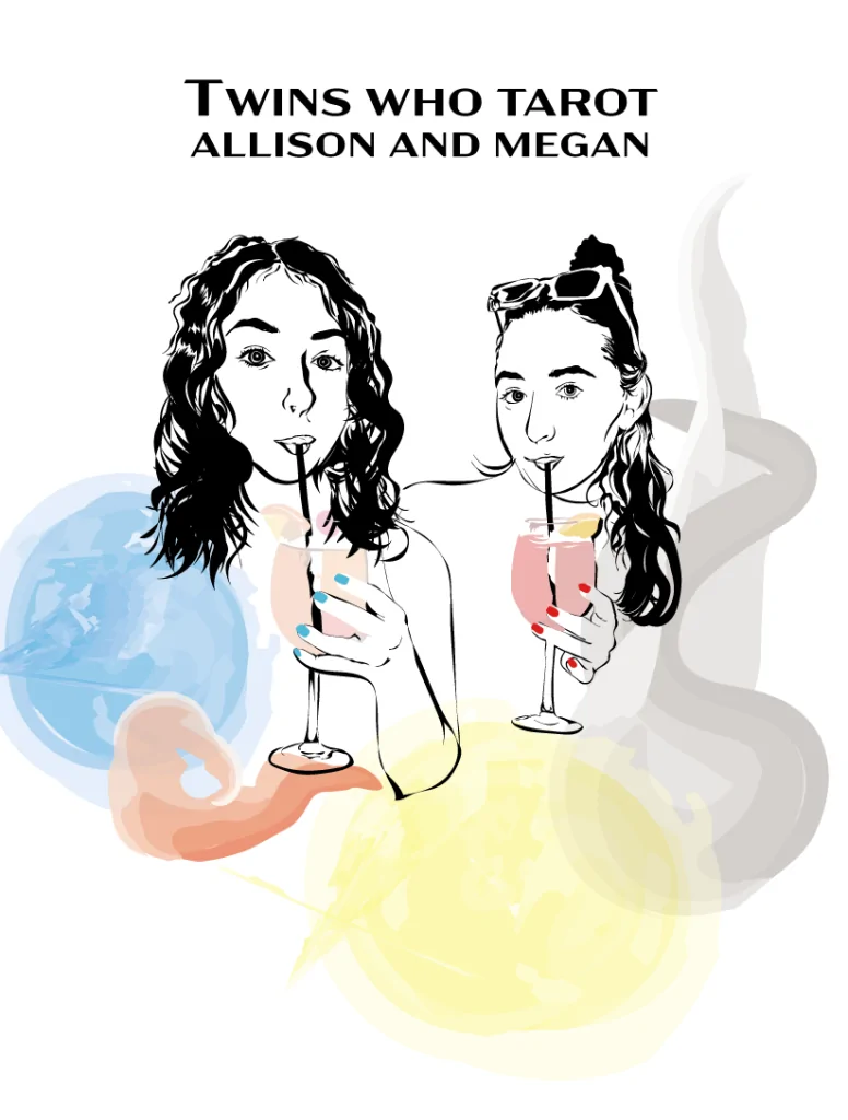 Twins Who Tarot founders Allison and Megan